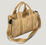 Autumn Soft Down Cotton Handbag - Women's Simple Elegance