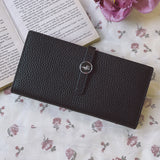 Women Wallets Luxury Long Hasp Lychee Pattern Coin Purses