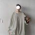 Legible Spring Autumn Long Sleeve T-shirts - Men's O-Neck Loose Fit - Minihomy