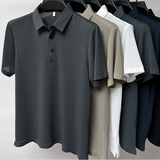 Men's Polo Shirt - Mesh Ice Silk Short Sleeve T-shirt - Minihomy