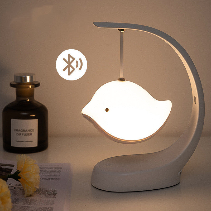 USB Baby Sound Machine - Multi-Color Dimmable Cute Bird Lamp for Decoration Gift