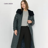 Parker Cotton-padded Jacket For Women Big Fur Collar Slim-fitting Cotton-padded Jacket - Minihomy