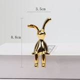 Cute Cartoon Rabbit Ornament - Home Decor & Room Decor