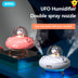 Dual Nozzles Wireless Air Humidifier - UFO Cartoon Bear Water Diffuser - Minihomy