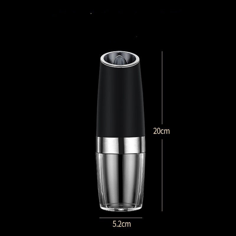 Rechargeable Electric Pepper and Salt Grinder Set - One-Handed Automatic Grinder with Adjustable Coarseness