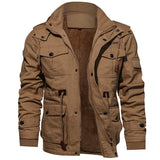 Men Winter Fleece Jacket - Warm Hooded Coat