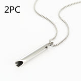 Adjustable Breathing Relieve Pressure Ornament Stainless Steel Decompression Necklace: Find Peace and Style in Every Breath - Minihomy