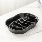 Ceramic Cat Bowl - Slow Food for Healthy Eating & Less Mess