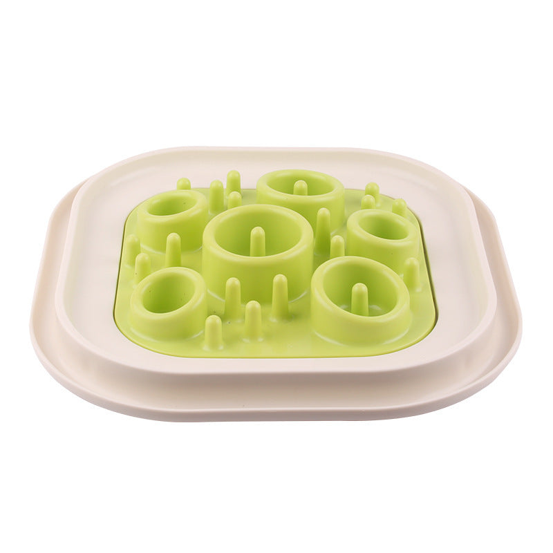 Anti-choking dog bowl slow food bowl - Minihomy