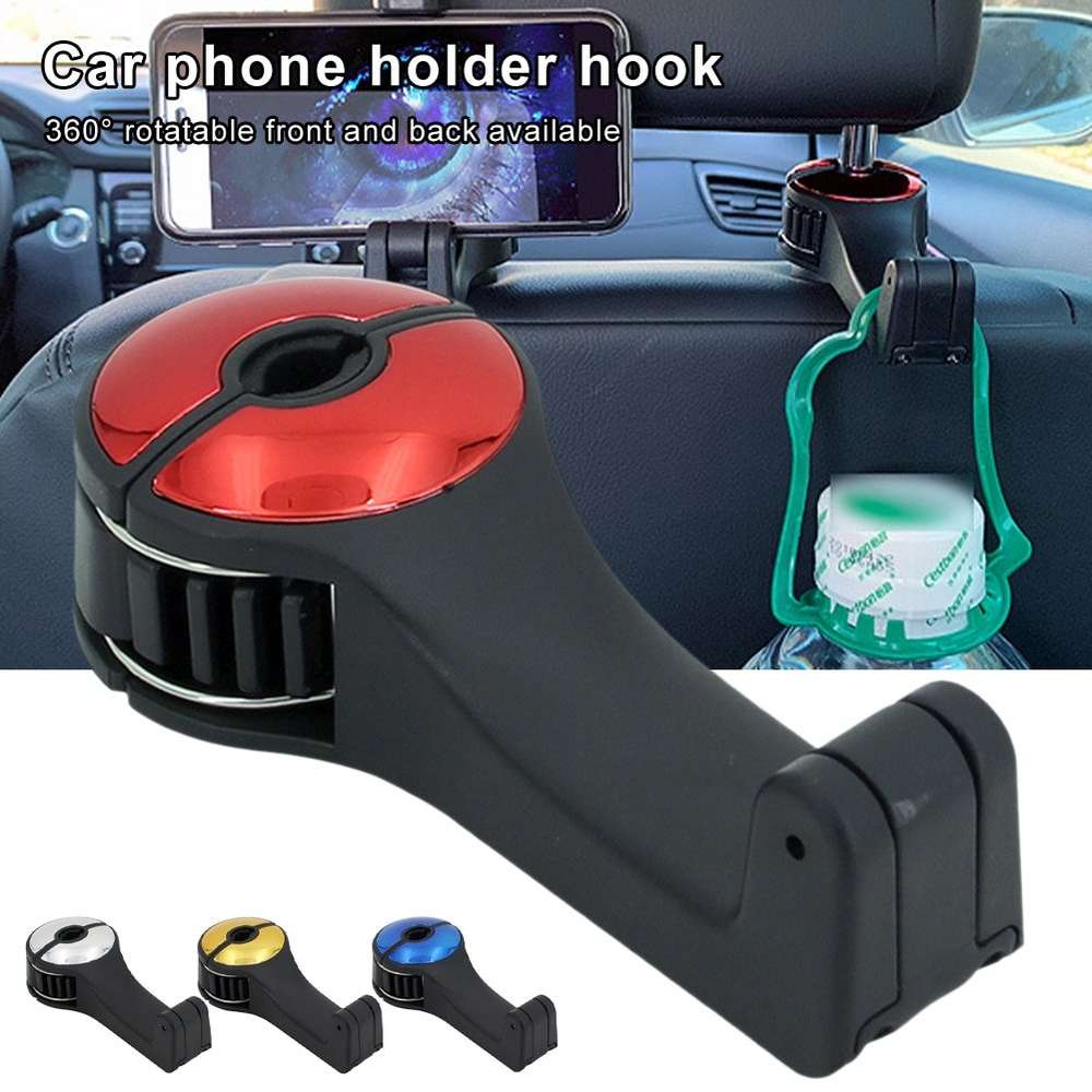 Car Headrest Hook Phone Car Holder Car Hanger For A4 B6 Seat Back Hanger Storage - Minihomy