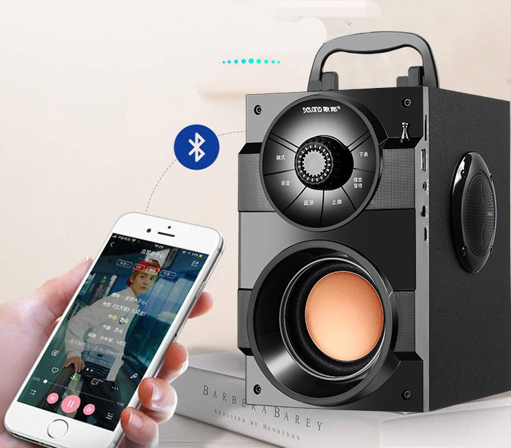 Portable mini portable home audio with subwoofer