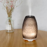 Water Drop Resin Aroma Diffuser Humidifier 130ml Humidifier Warm White Essential Oil Lamp