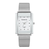 Fashion Simple Style Rectangular Dial Couple Watches
