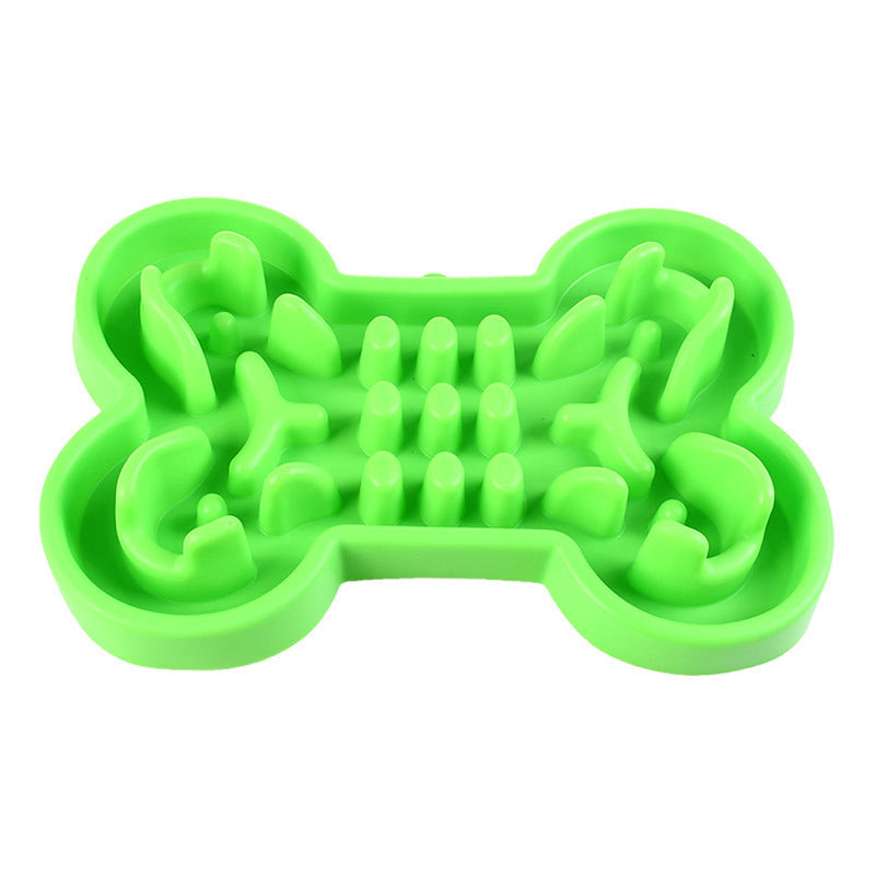 New Pet Supplies Bone Puzzle Stop Eating Dog Bowl - Minihomy