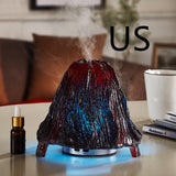 Ultrasonic Air Aroma Diffuser Volcano Humidifier Colorful Night Light Mist Maker Desktop Aroma Sprayer