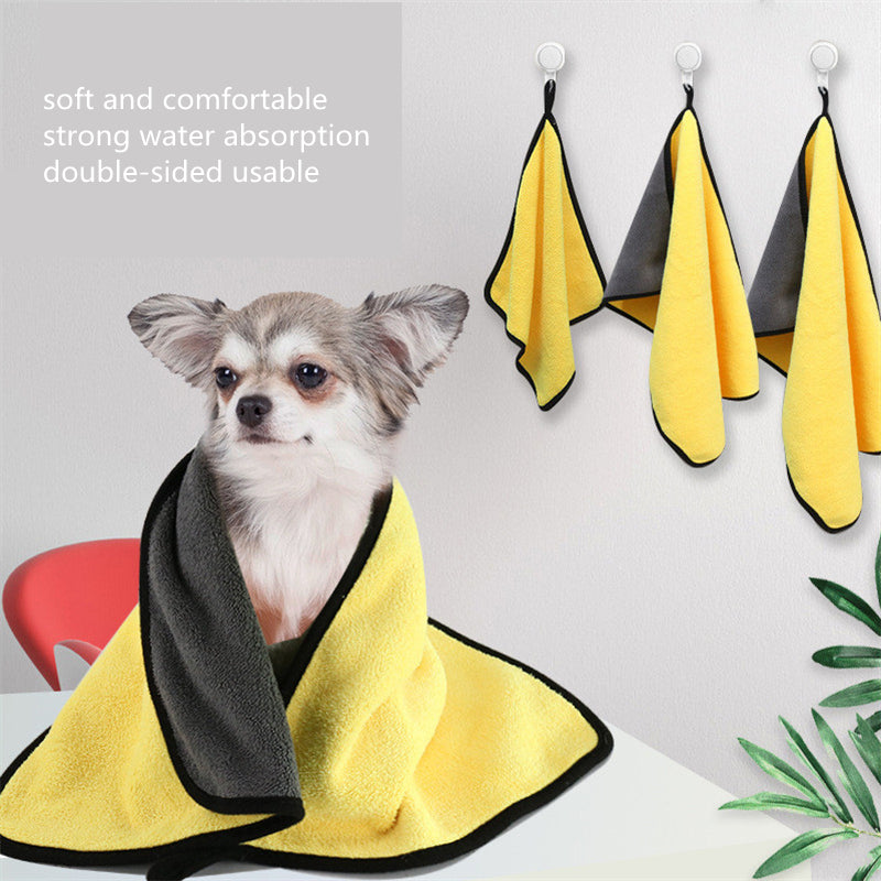 Pet Absorbent Towel Multi-size High Quality Pet Bath Towel - Minihomy