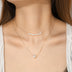 Fashion Jewelry Double Pearl Necklace - Minihomy