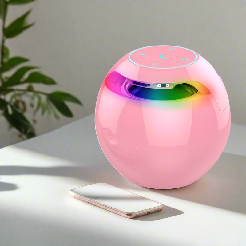 Clock Colorful Bluetooth Speaker Mini Portable - Minihomy