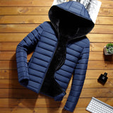 Men's Winter Short Padded Jacket with Plus Velvet Lining - Minihomy