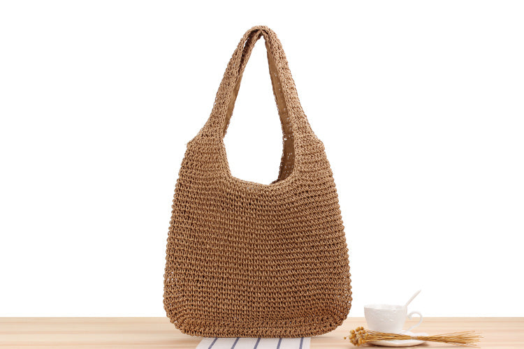 Leisure One Shoulder Straw Woven Bag