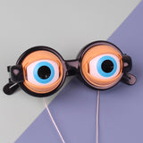 Crazy Eyes Glasses Toy - Kids Party Favor, Funny Pranks Glasses - Minihomy