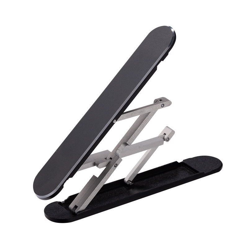 Foldable Tablet Stand - Adjustable, Aluminum Alloy, Anti-Slip, Mini, Game Support - Minihomy