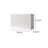 Double Grids Soap Storeage Box Wall Puch Free Drain Soap Holder