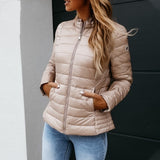 Jacket Winter Jackets For Women Basic Blue Sport New - Minihomy