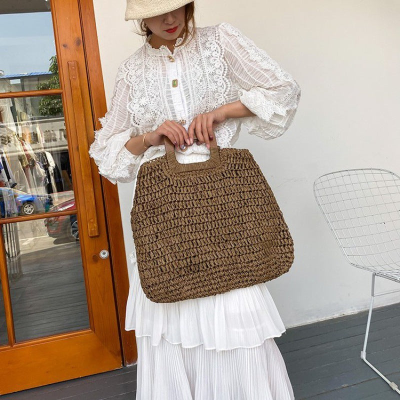 Straw Bag Beach Bag Handbag