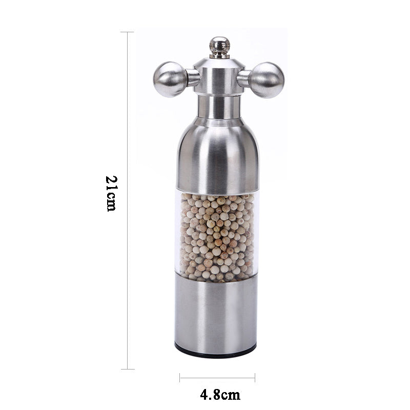 Pepper Mill Gadgets Pepper and Salt Grinder Grinding 4 Color Garlic Grinding - Minihomy