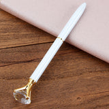 Metal Ballpoint Pen Student Gift Diamond Ballpoint Pen Creative Crystal Advertising Pen - Minihomy