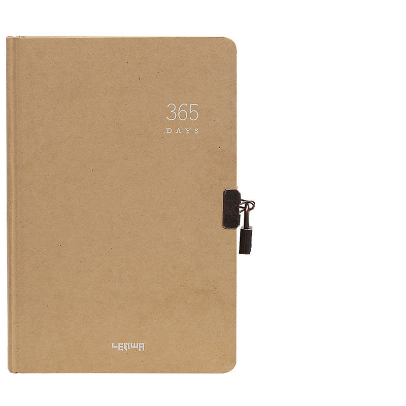 365 Days Locked Diary: Hardcover A5 Notebook, Schedule & Journal - Minihomy