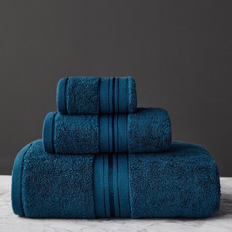 Egyptian Cotton Towel Set Bath Towel And Face Towel Soft Comfortable Bathroom Towel