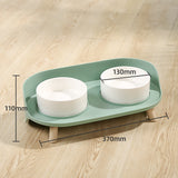 Ceramic Cat & Dog Bowls Set, Anti-Choking, Double Bowl, Pet Food & Water Dish