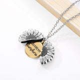 Sunflower Necklace Pendant