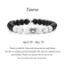 Frosted Black Agate White Turquoise Couple Bracelets For Men And Women Beads Bracelets - Minihomy