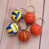 Basketball Football Volleyball Keychain - Minihomy