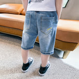 Children's Pants Boy Jeans Summer Casual Shorts