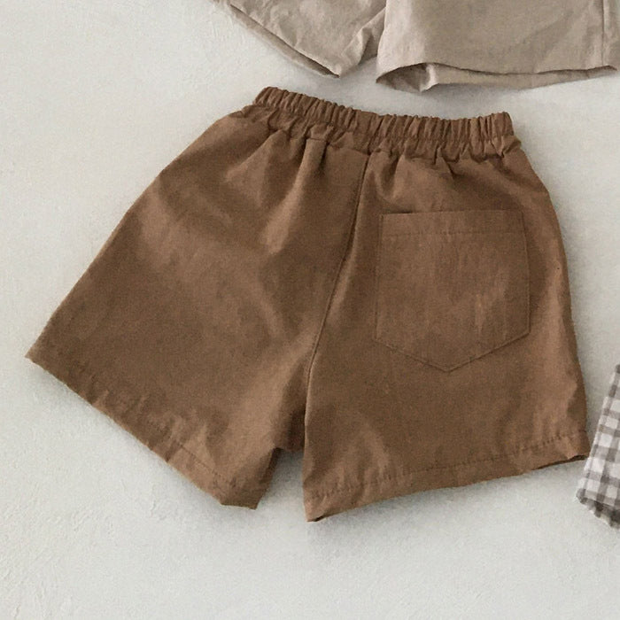 Summer Cotton And Linen Casual Shorts For Baby Thin Comfortable