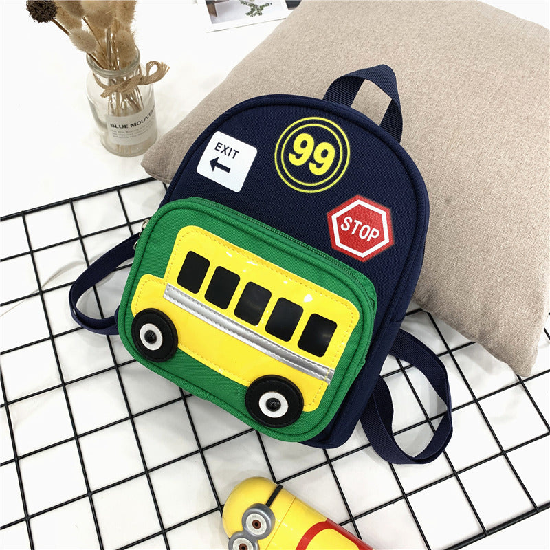 Cute Cartoon Kids Backpack - Small School Book Bag for Boys & Girls