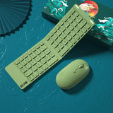 Style Folding Bluetooth Keyboard And Mouse Set Wireless Mute Portable Keyboard For Business And Travel