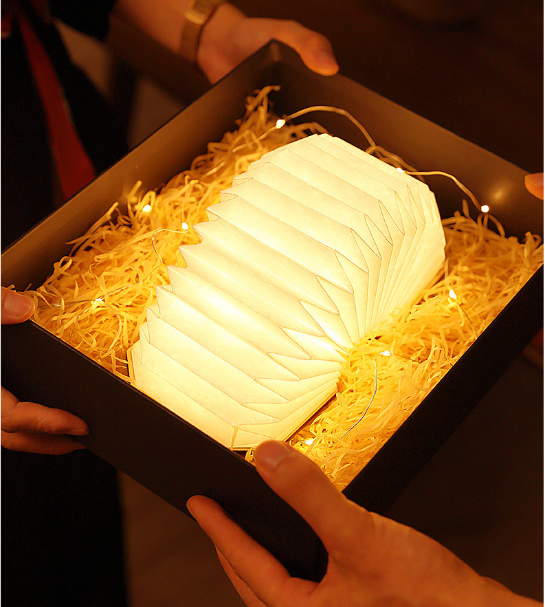 Folding Book Light: Innovative & Creative Reading Lamp - Minihomy