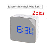 Digital LED multi-function mirror clock - Minihomy