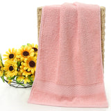 Pure cotton plain bath towel