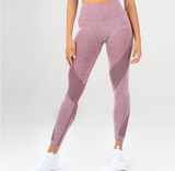 Mesh stitching hip yoga pants sports leggings