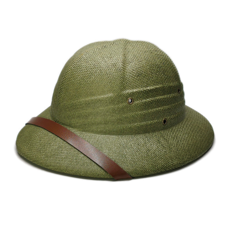 British Explorer Straw Pith Helmet Sun Hat - Toquilla