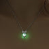 Glow In The Dark lotus Flower Shaped Pendant Necklace For Women Jewelry - Minihomy