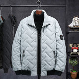 Compressed Cotton Stand Collar Men's Cotton-padded Winter Coat - Minihomy