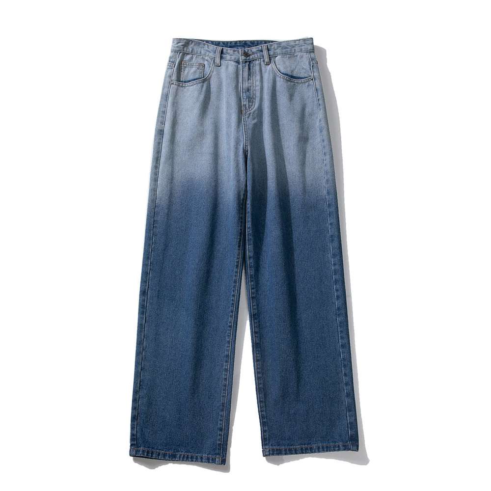 Men's Casual Straight Loose-fitting Jeans - Minihomy