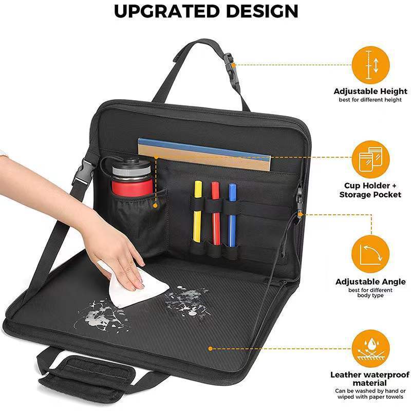 Car Computer Bag: Multifunctional Storage & Drawing Board for Artists & Professionals - Minihomy